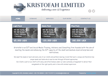 Tablet Screenshot of kristofah.net